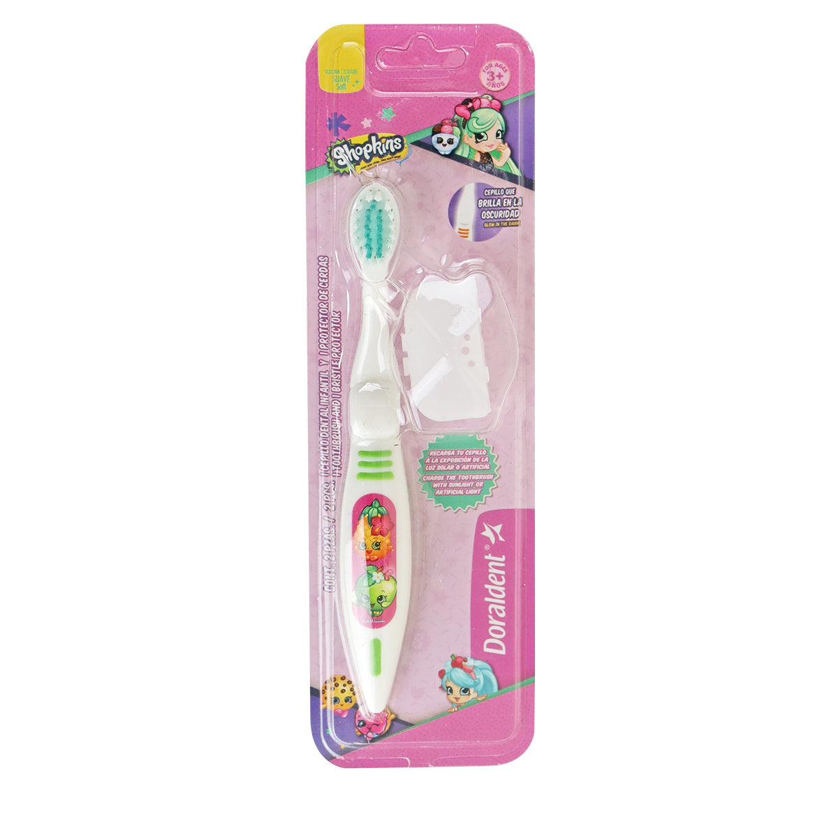 Cepillo Dental Infantil Shopkins, Doraldent, Color Verde