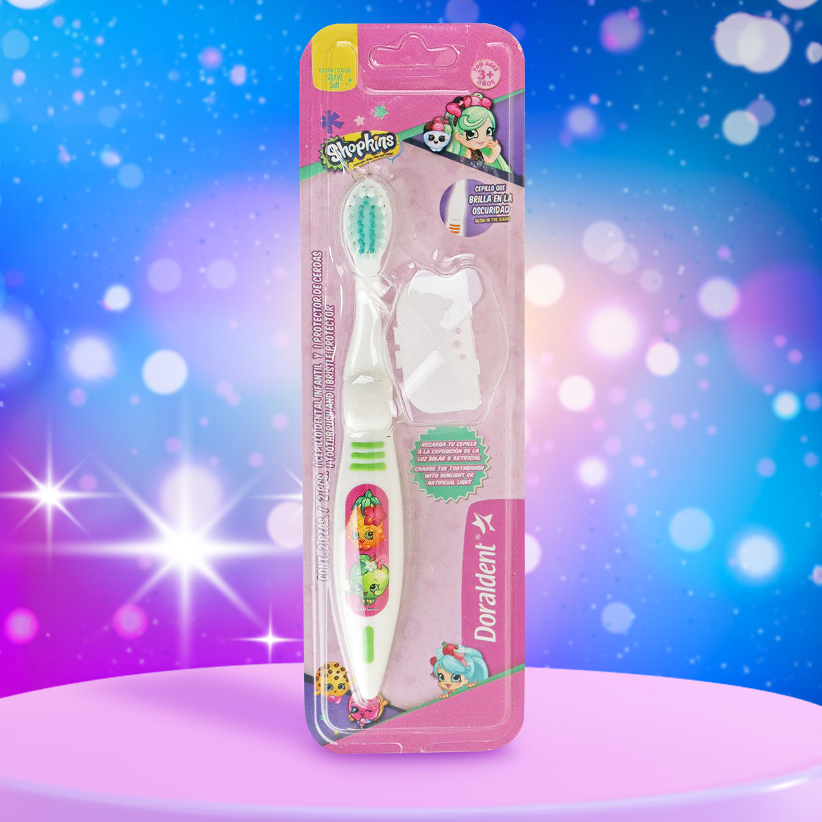 Cepillo Dental Infantil Shopkins, Doraldent, Color Verde
