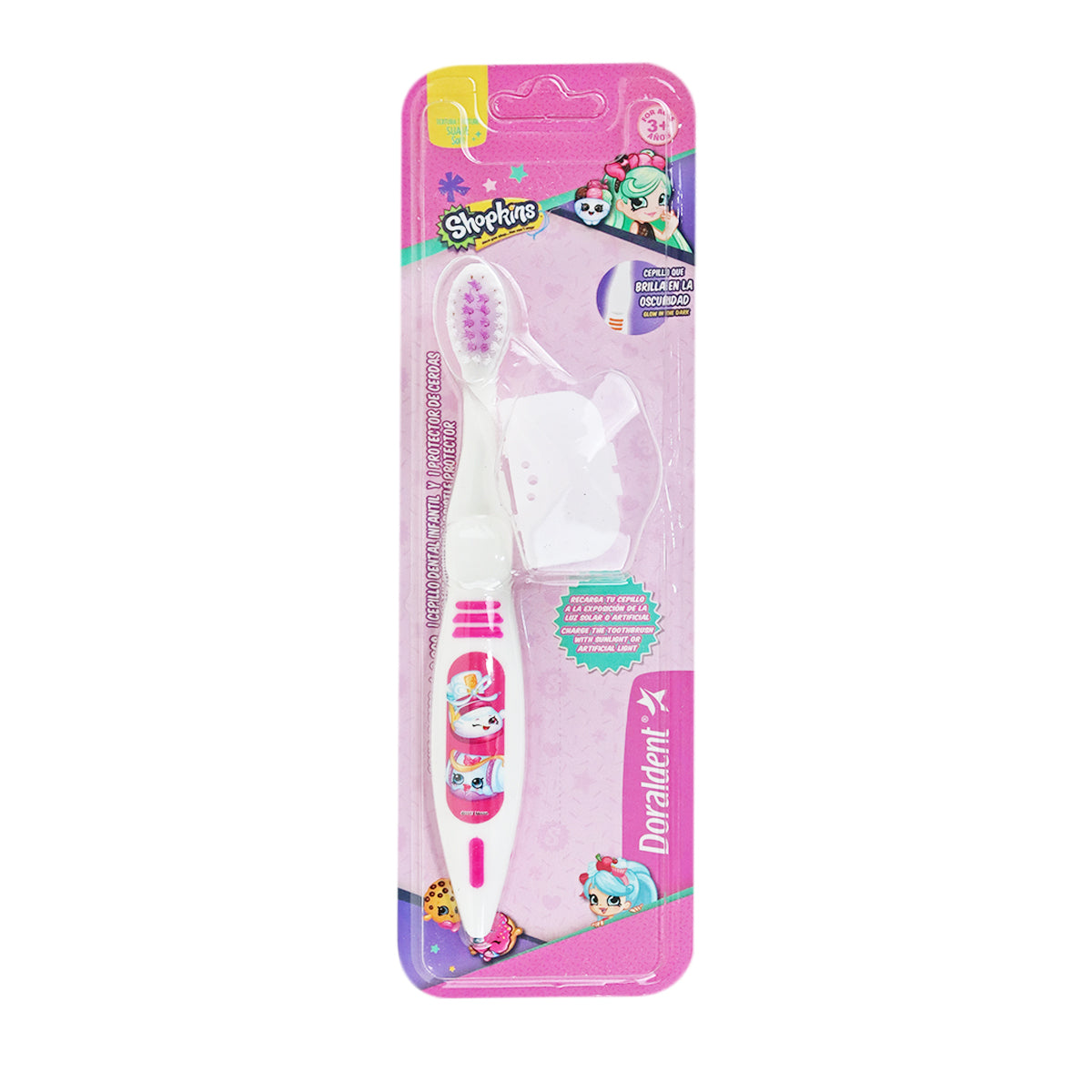 Cepillo Dental Infantil Shopkins, Doraldent, Color Rosa