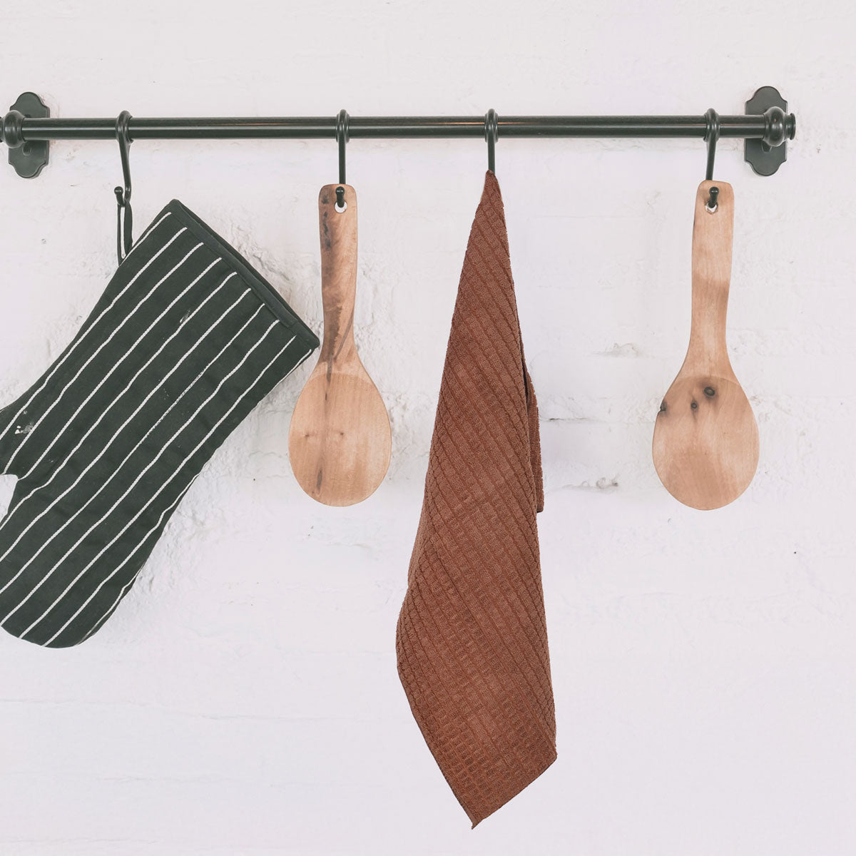 Trapo para Cocina, Color Café, 40x60 cm