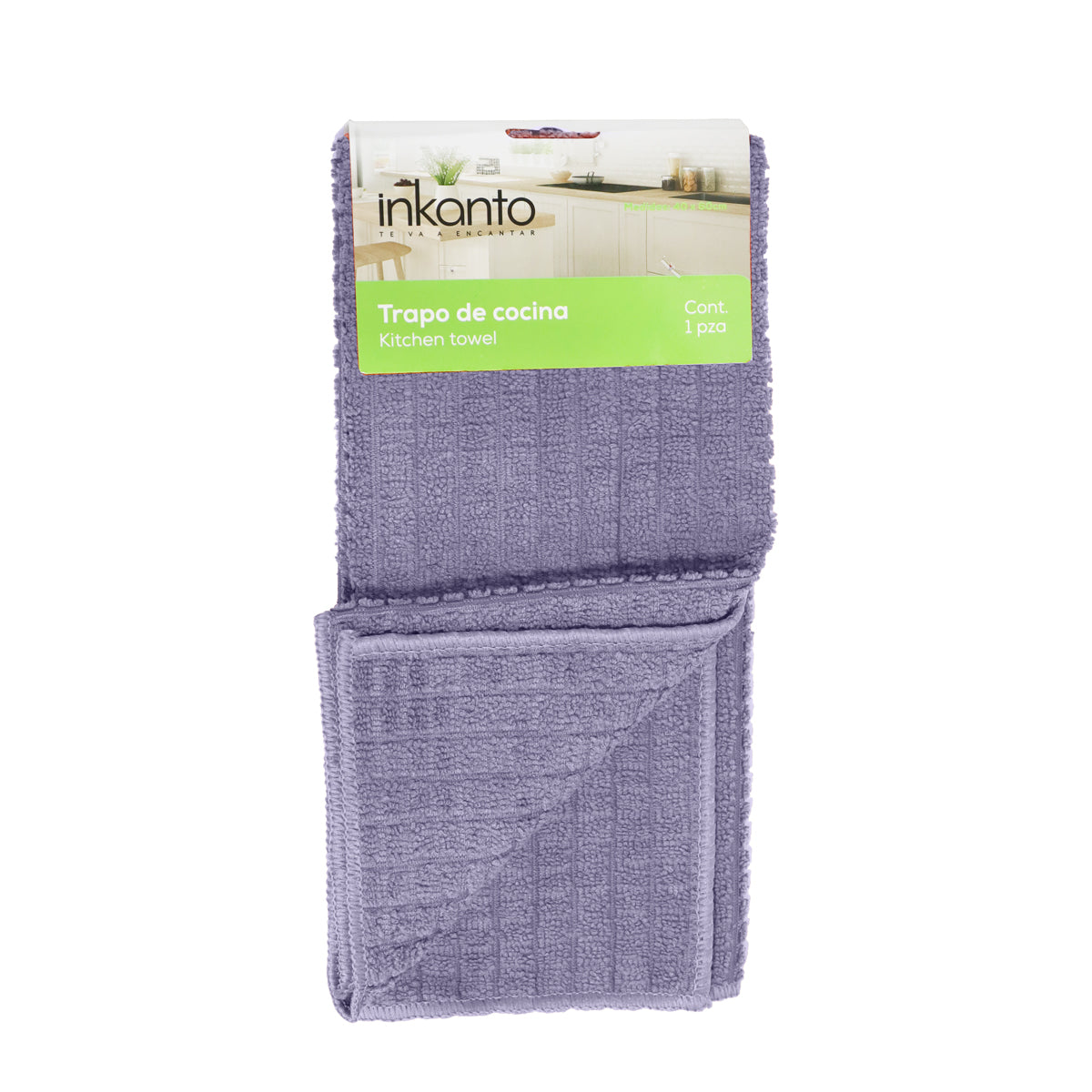 Trapo de Cocina, Color Lila, 60x40 cm