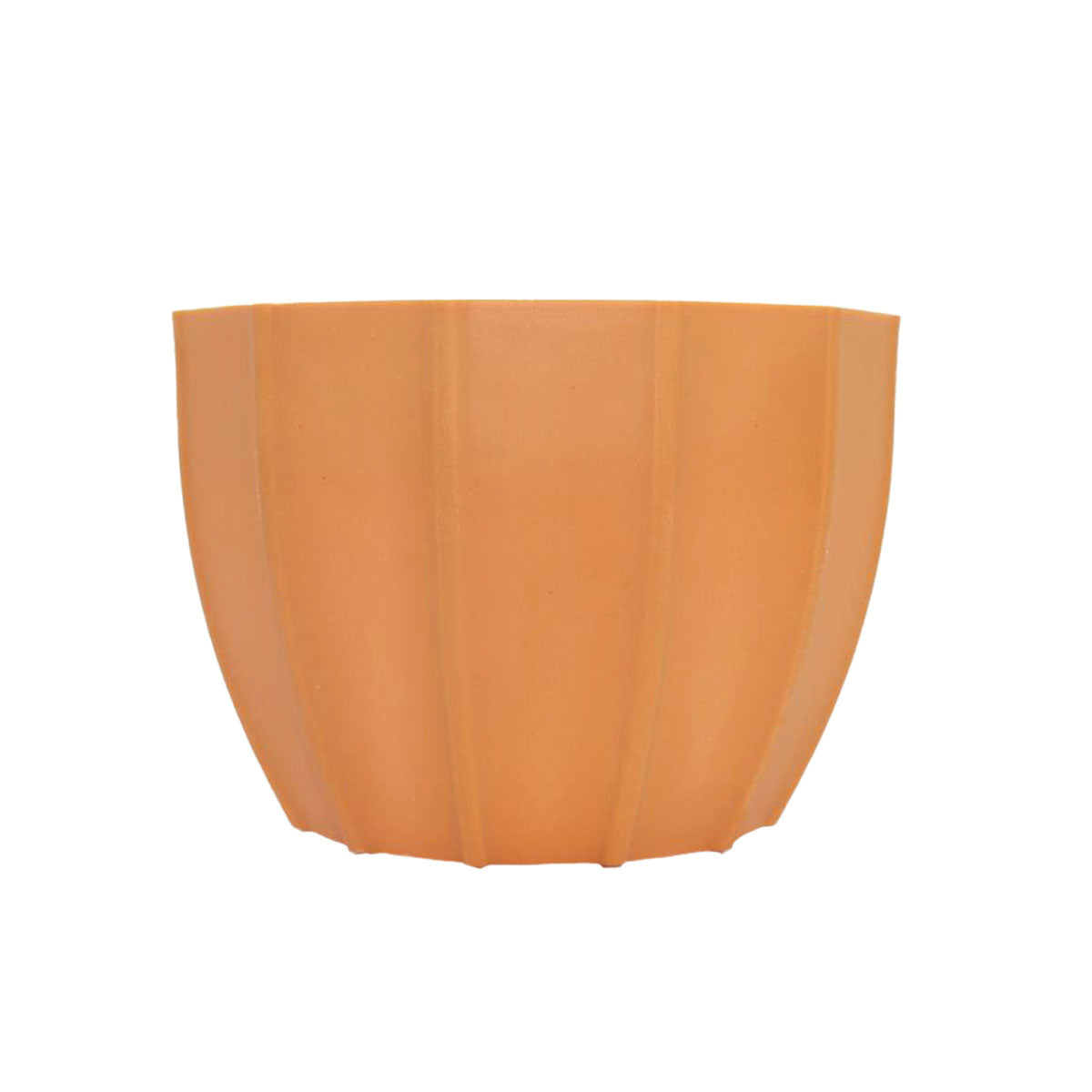 Maceta de Plástico color Naranja, 14x10cm