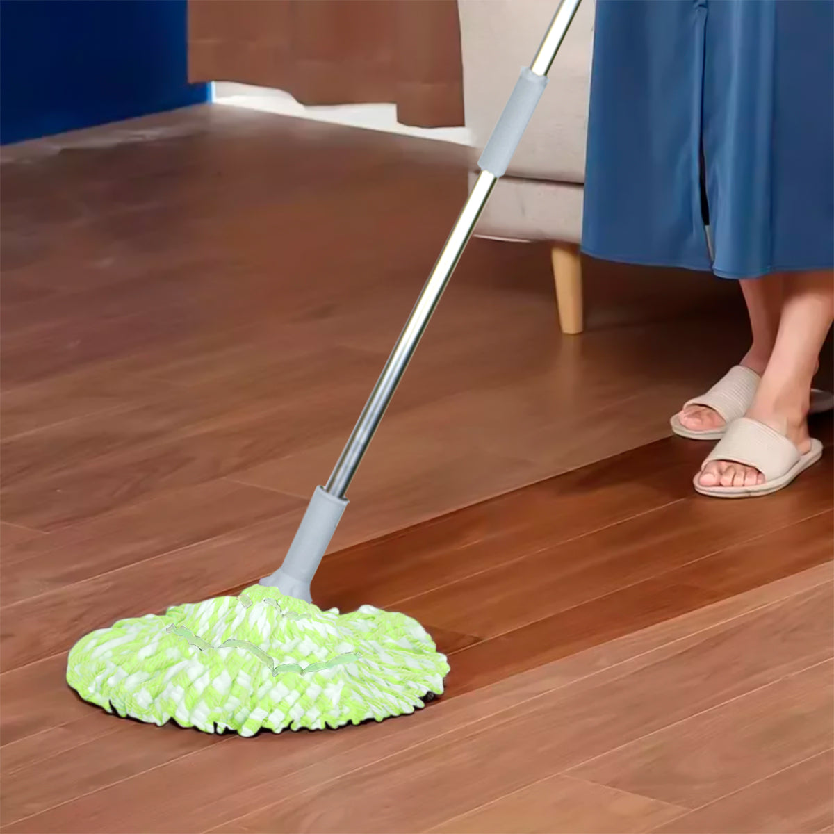 Trapeador Autoescurrido, Color Verde