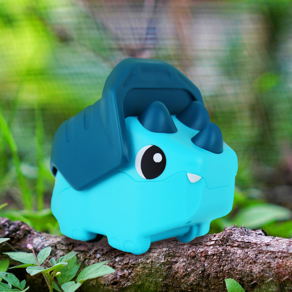 Cochecito de Juguete Rinoceronte, Color Petróleo