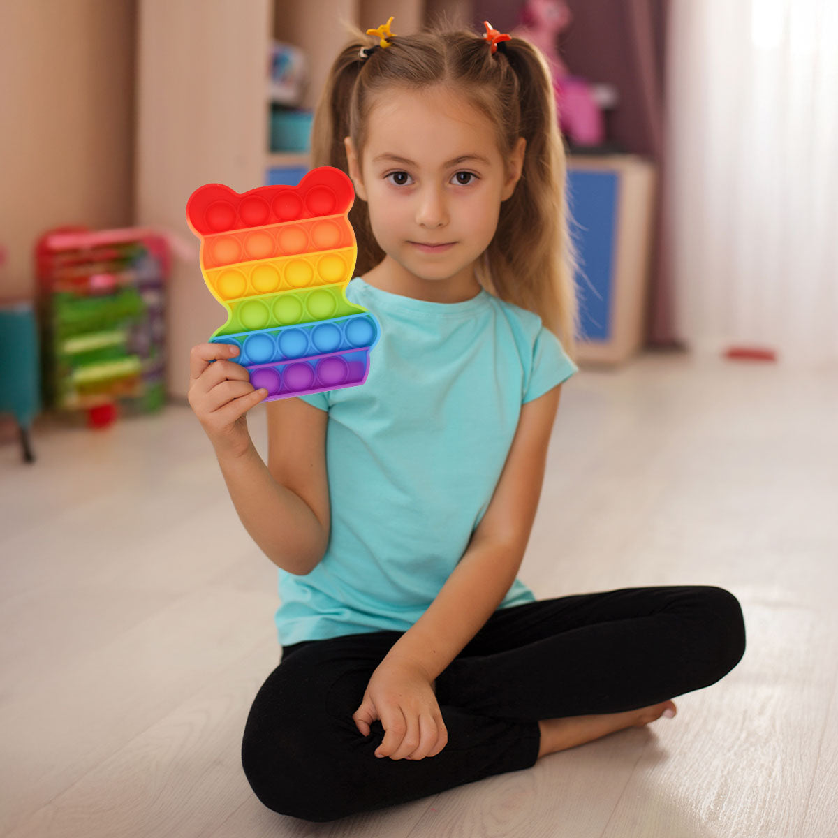 Juguete de Oso Pop It para Aliviar el Estrés