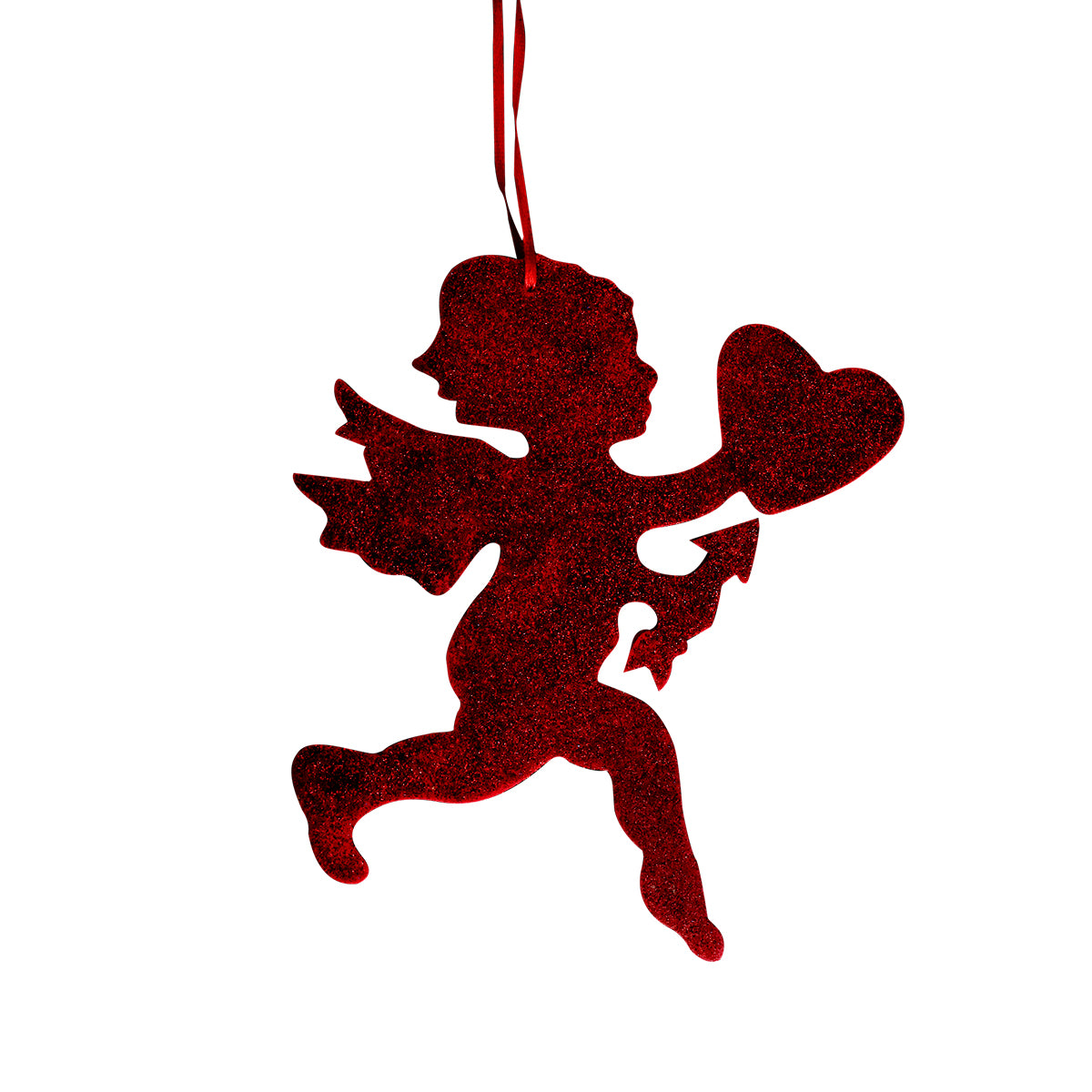 Decoración Colgante de Cupido, color Rojo 18cm