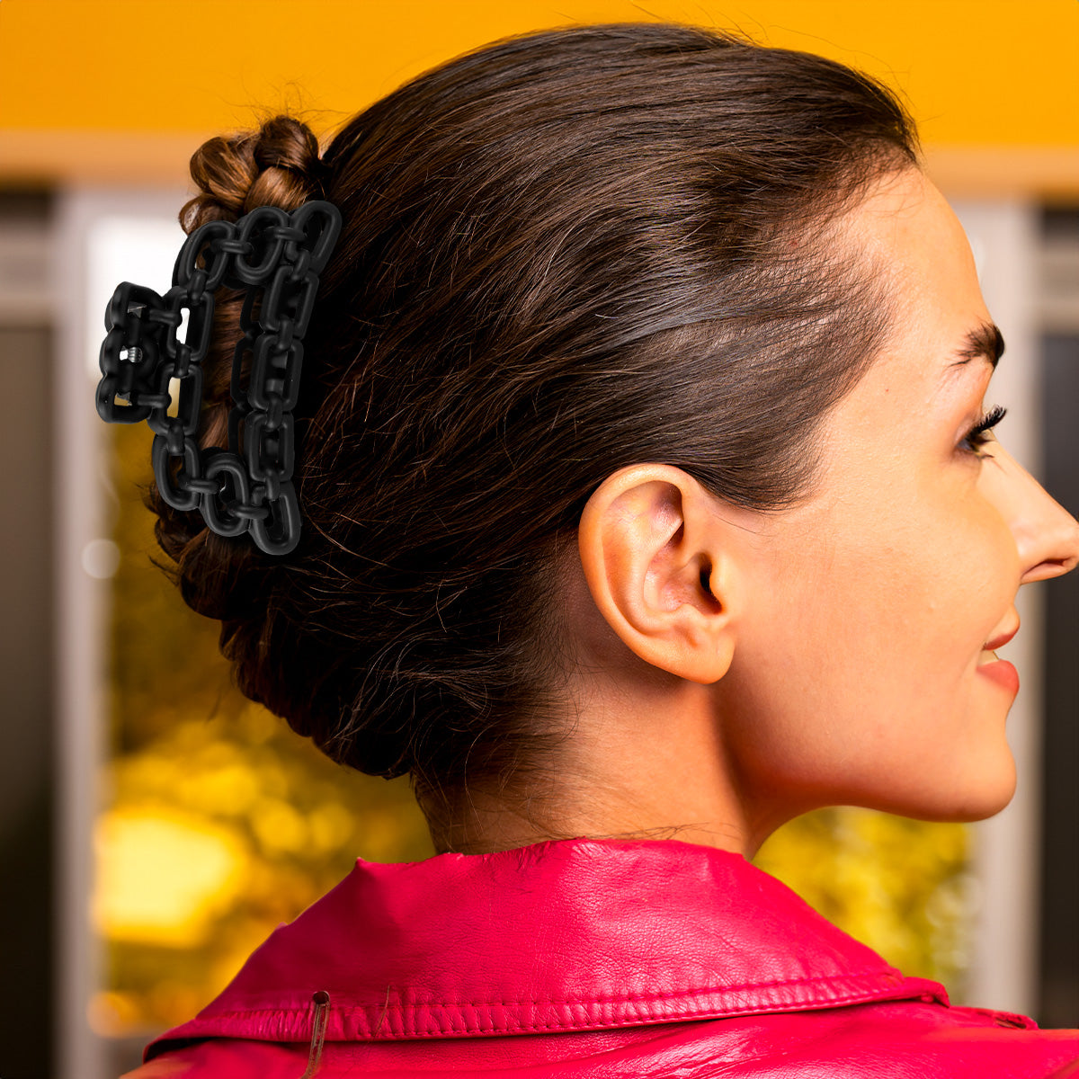 Pinza para el Cabello, Scunci, Color Negro