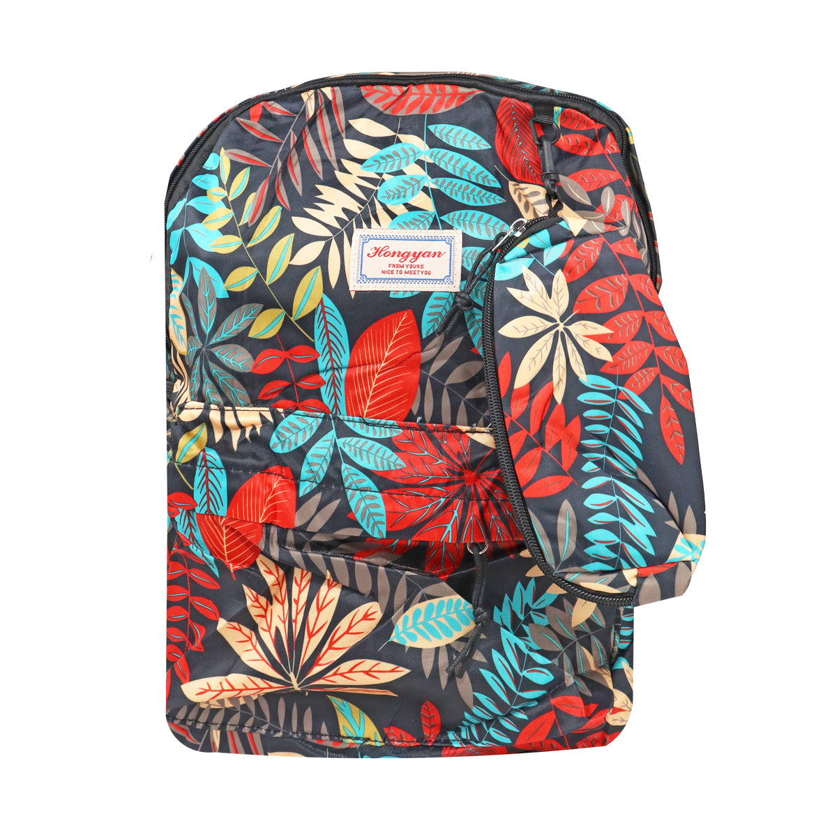 Mochila con Diseño de Plantas