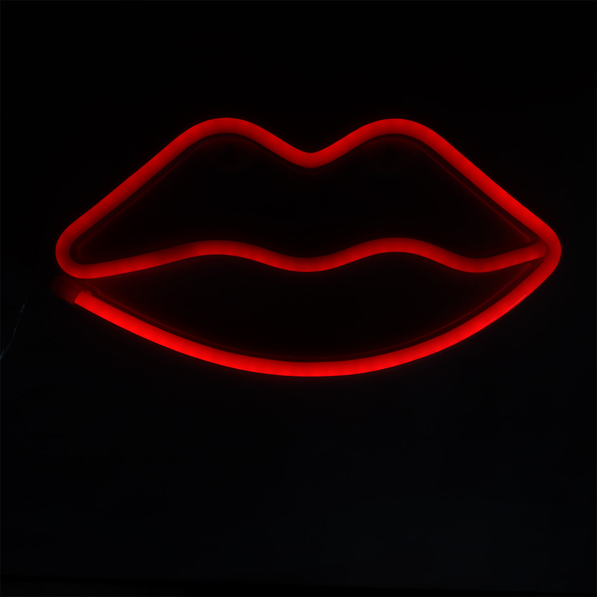Lámpara LED en Forma de Labios, color Rojo