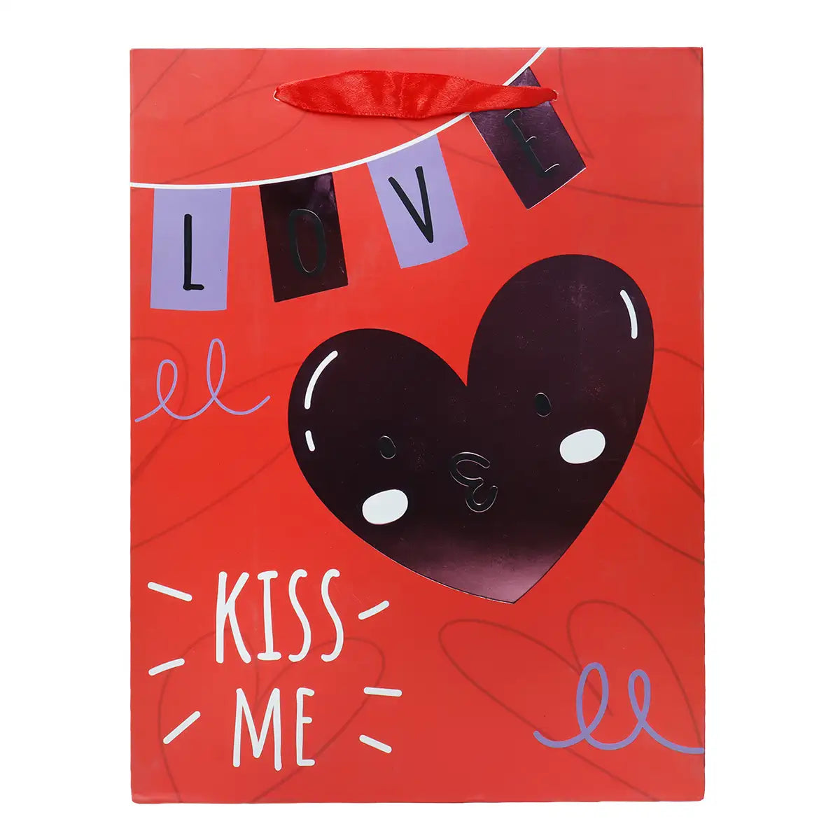 Bolsa de Regalo, Love, Color Rojo