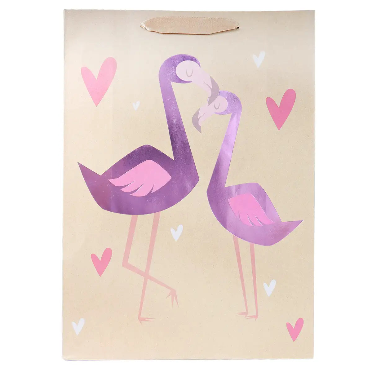 Bolsa de Regalo, Flamingo, Kraft