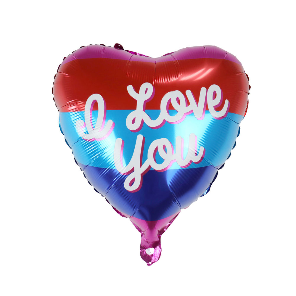 Globo Metálico "I Love You"