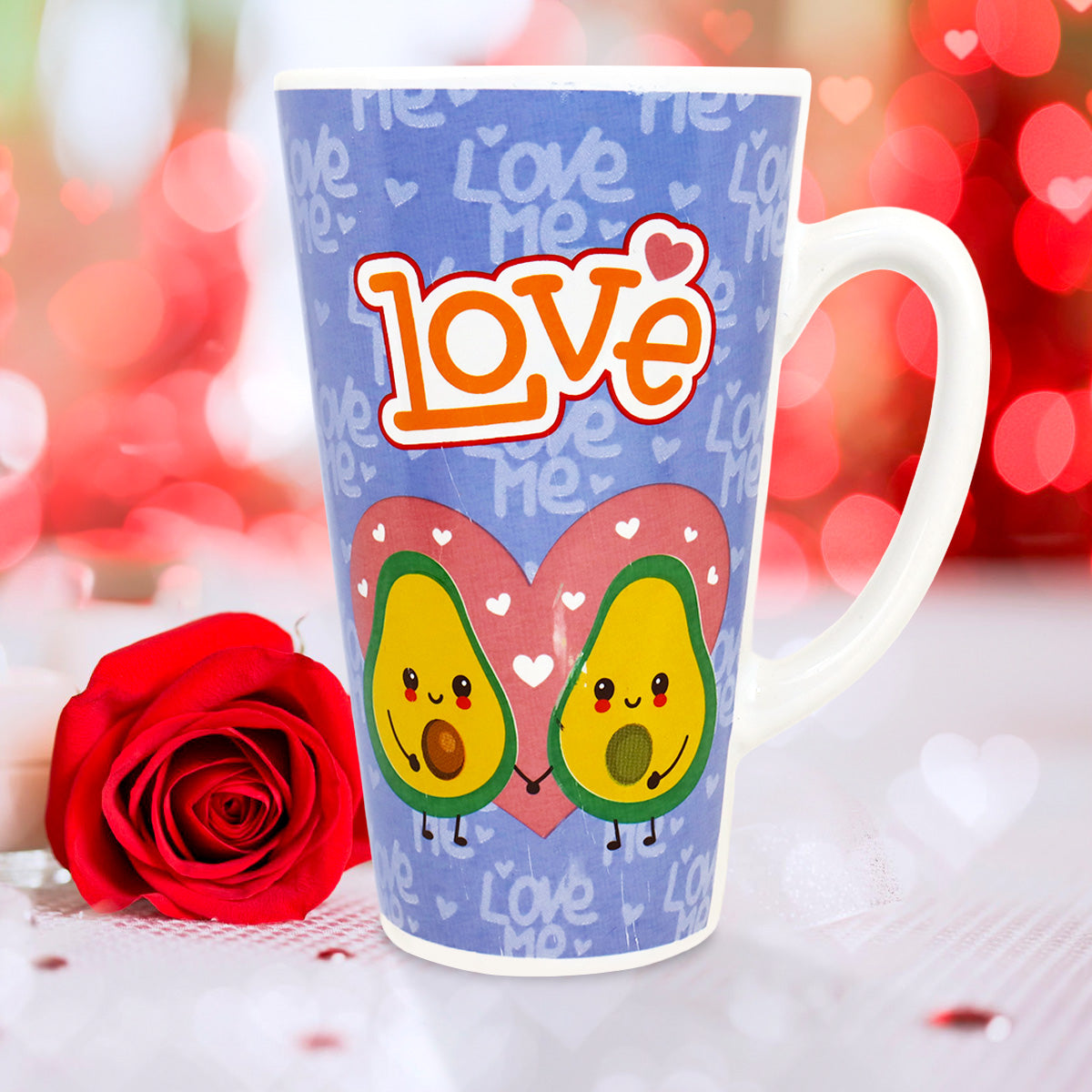 Taza de Cerámica "Love", color Azul