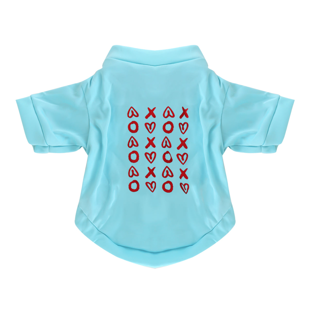 Playera para Mascota XOXO, color Aqua