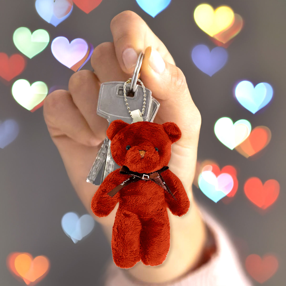 Llavero de Oso de Peluche