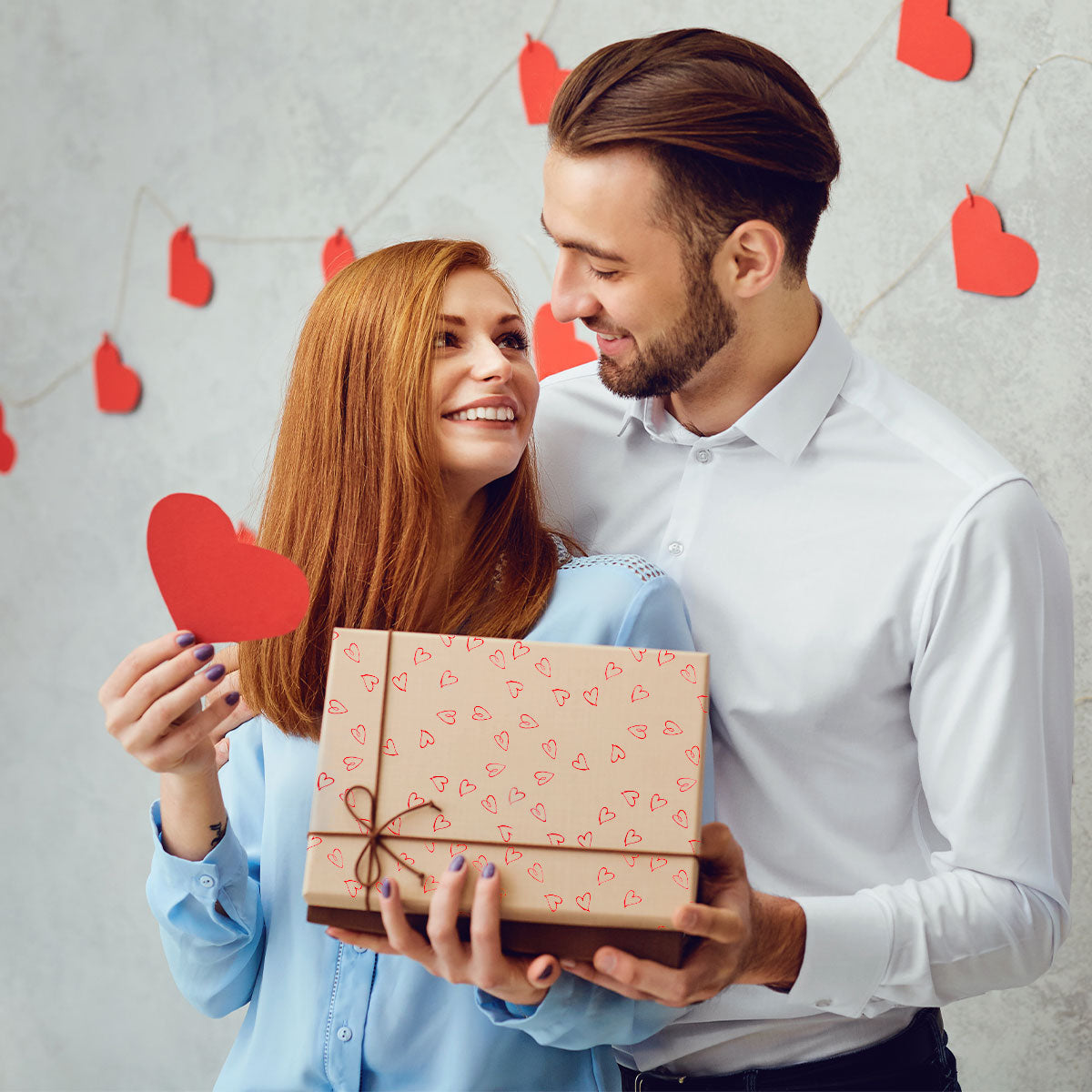 Papel de Regalo de Corazones