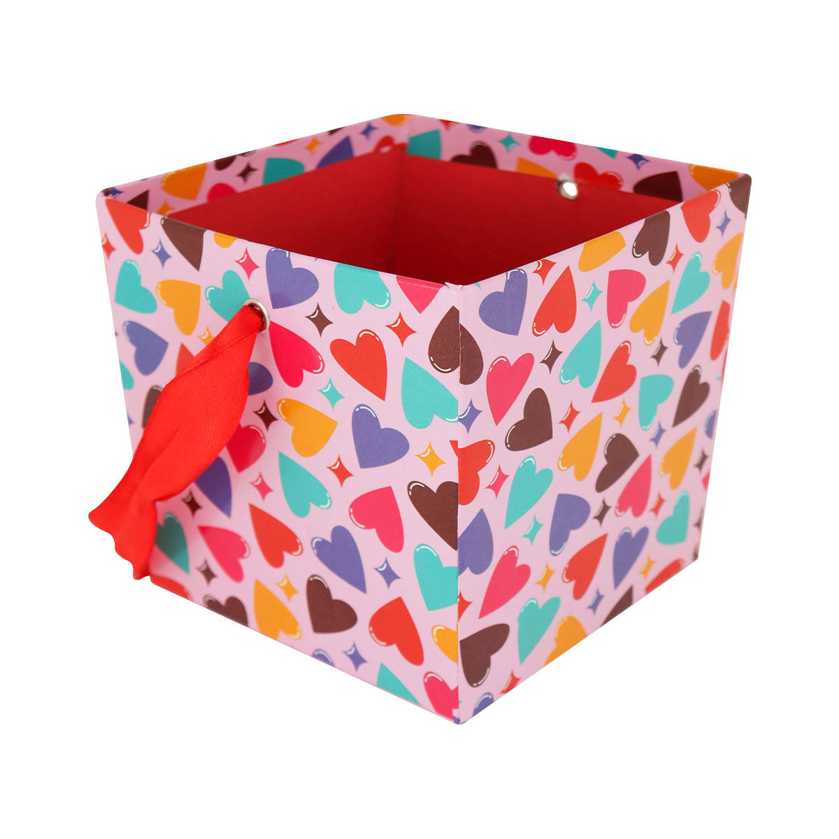 Caja para Regalo de Corazones, colores