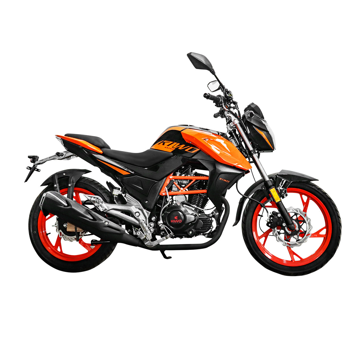 Motocicleta Kiwo Ak250 2025 color Naranja