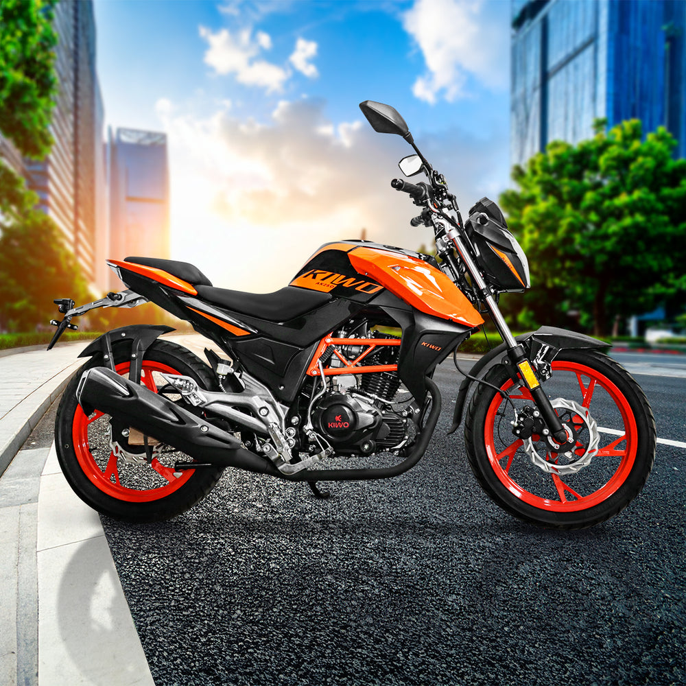 Motocicleta Kiwo Ak250 2025 color Naranja