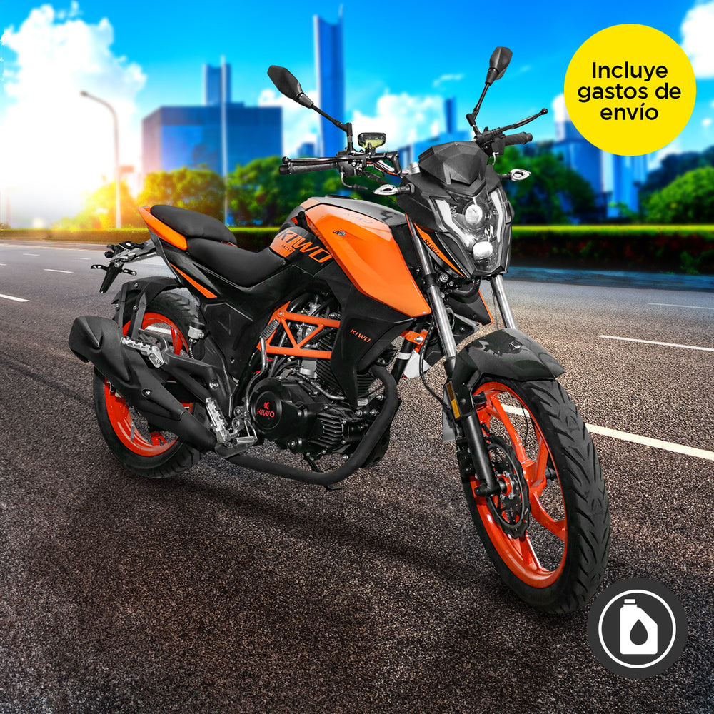Motocicleta Kiwo Ak250 2025 color Naranja