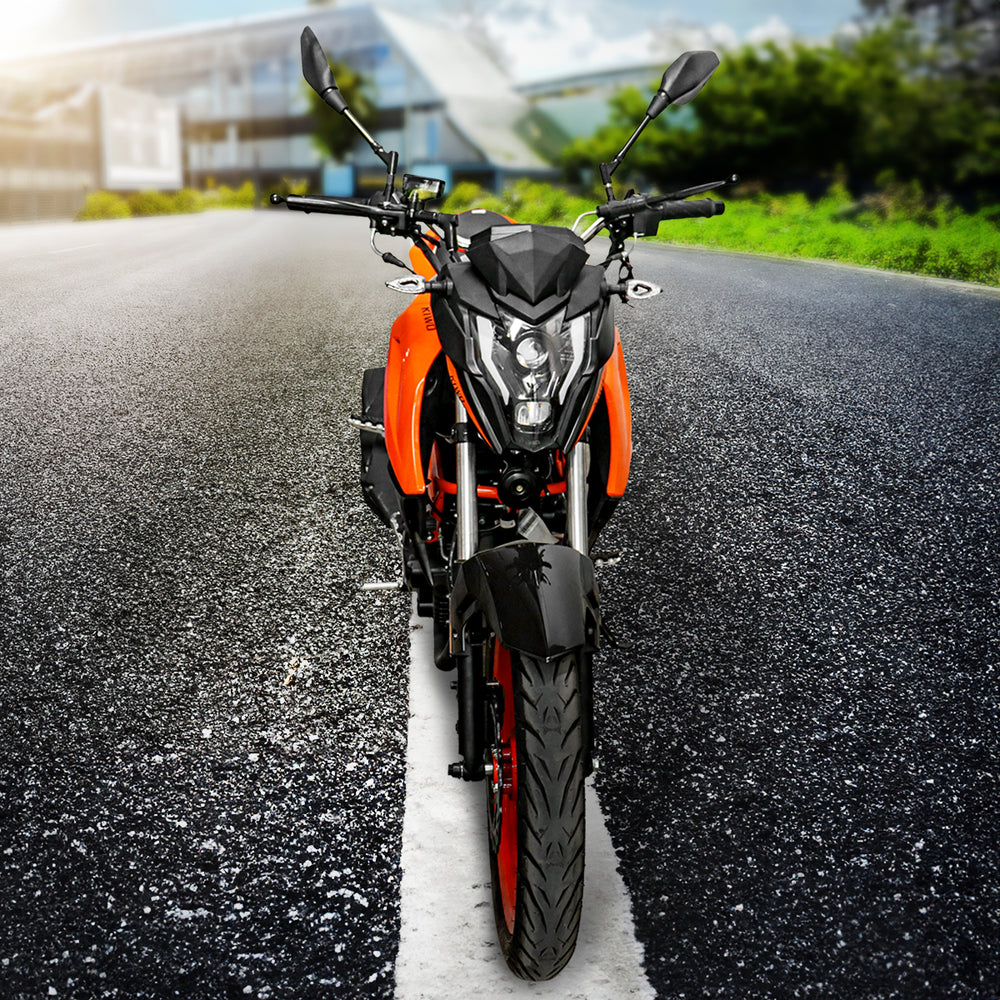 Motocicleta Kiwo Ak250 2025 color Naranja