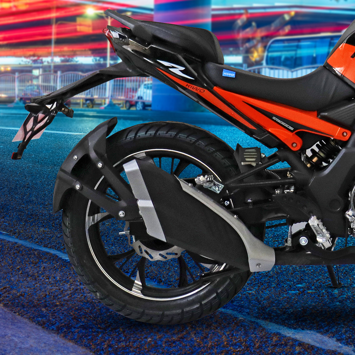 Motocicleta Kiwo KY 200 2025, Color Negro