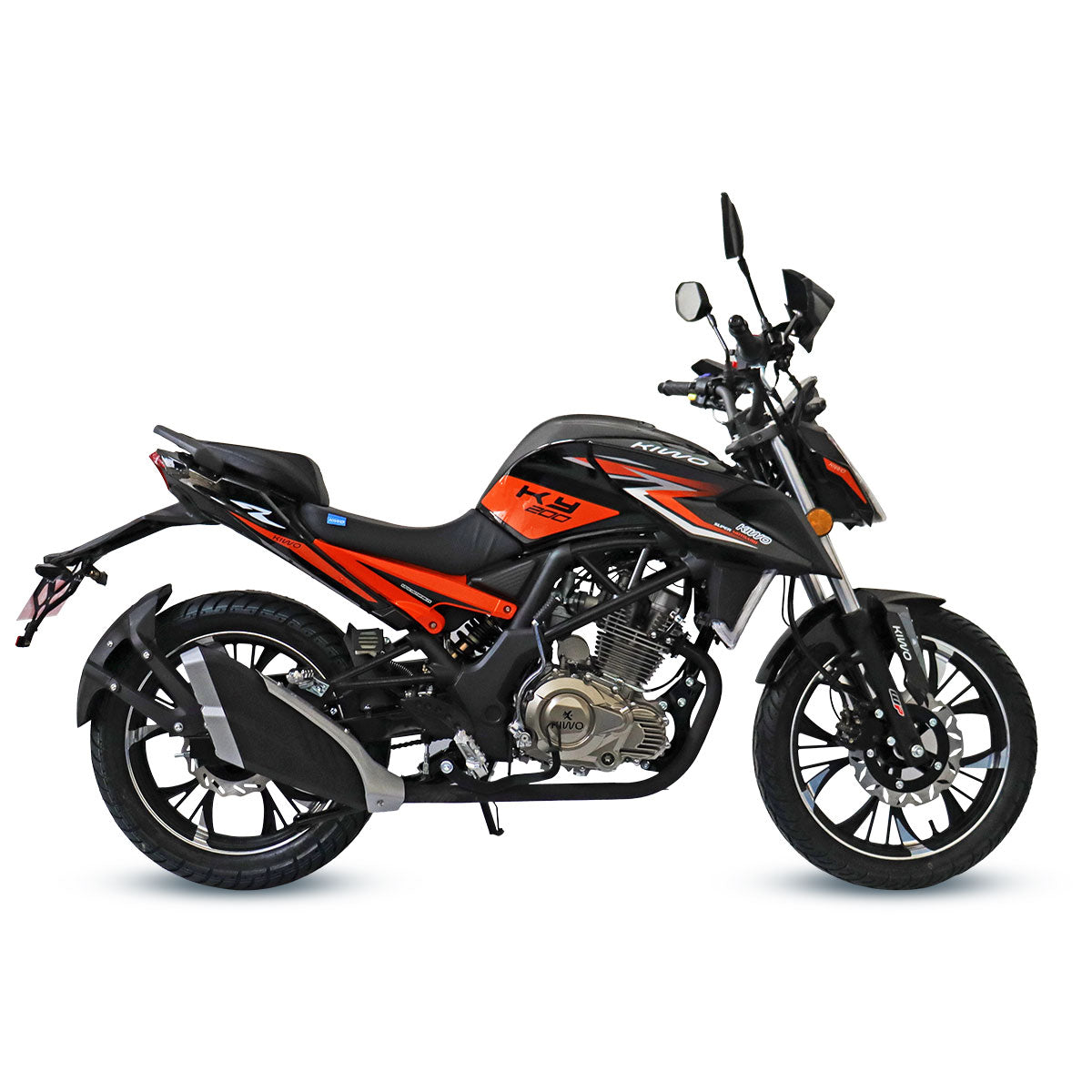 Motocicleta Kiwo KY 200 2025, Color Negro