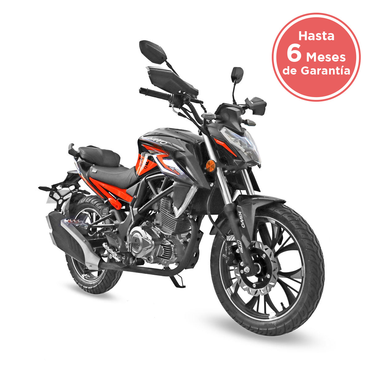 Motocicleta Kiwo KY 200 2025, Color Negro