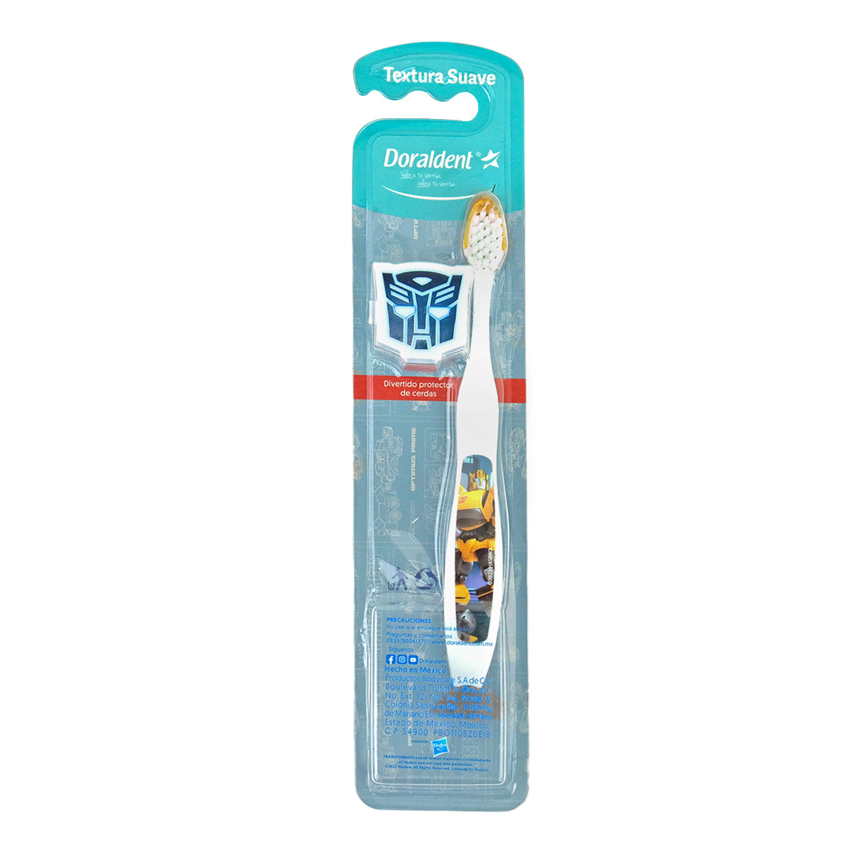 Cepillo Dental Doraldent Infantil Transformers, color Gris