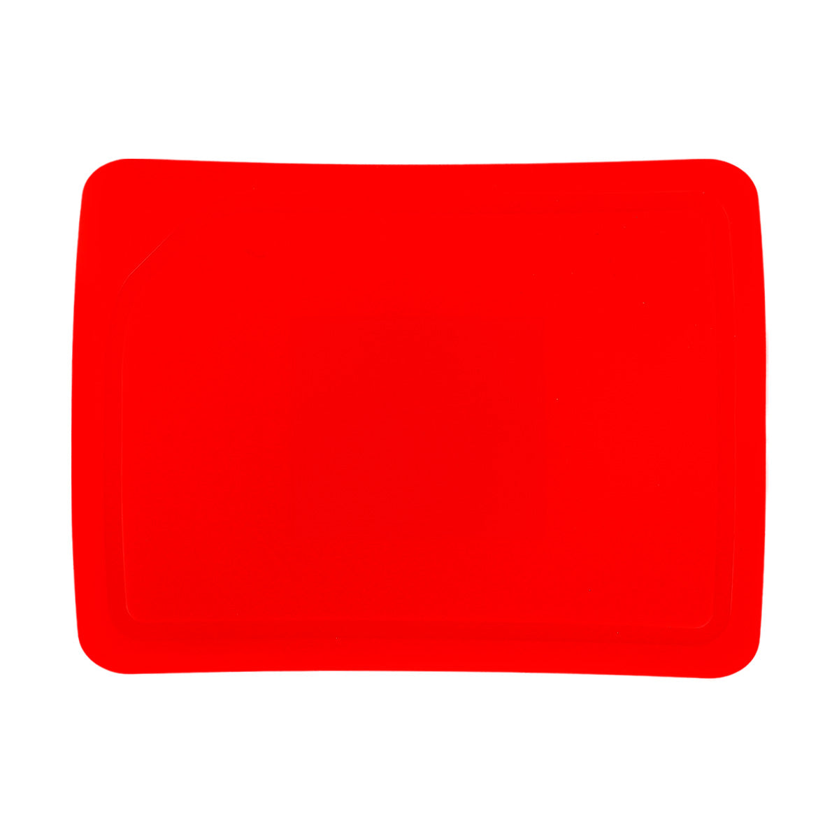Tabla para Picar de Plástico, Color Rojo