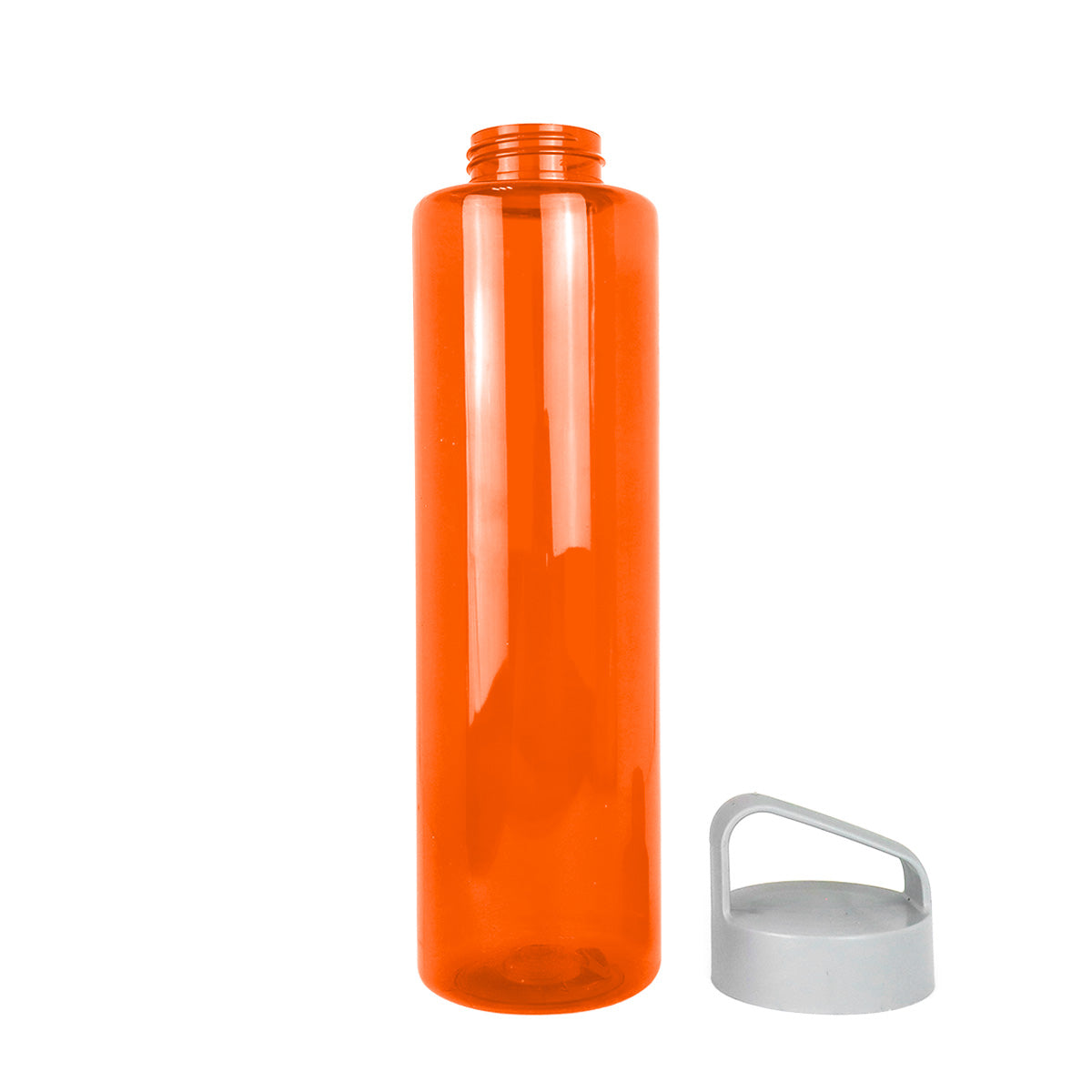 Cilindro de Agua de Plástico, Color Naranja, 1L