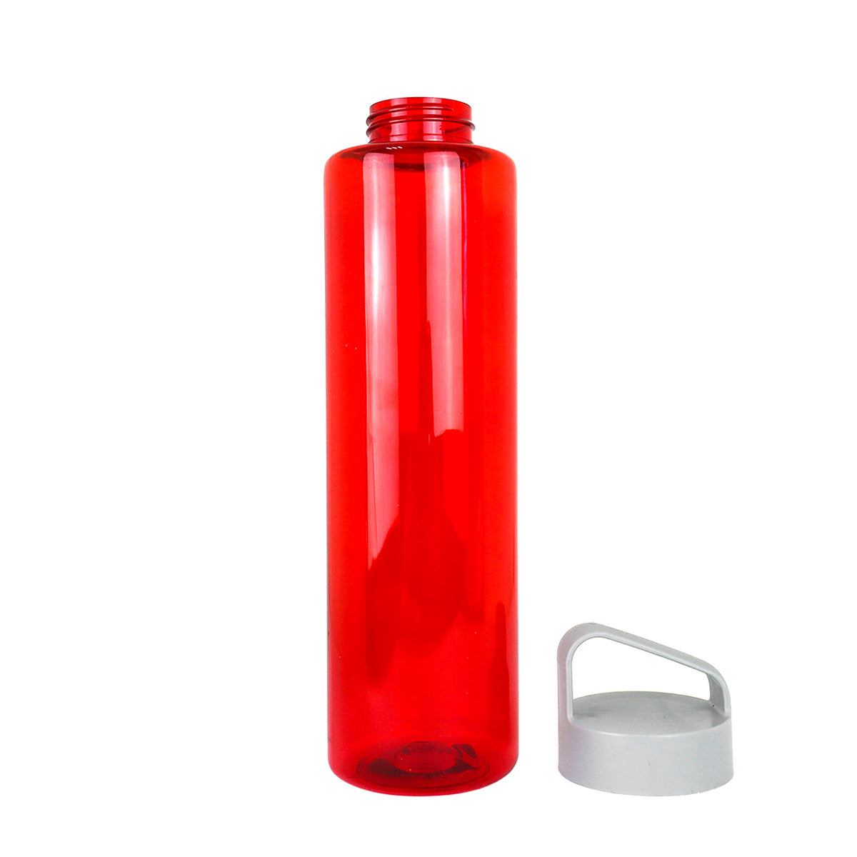 Cilindro de Agua de Plástico, Color Rojo, 1L