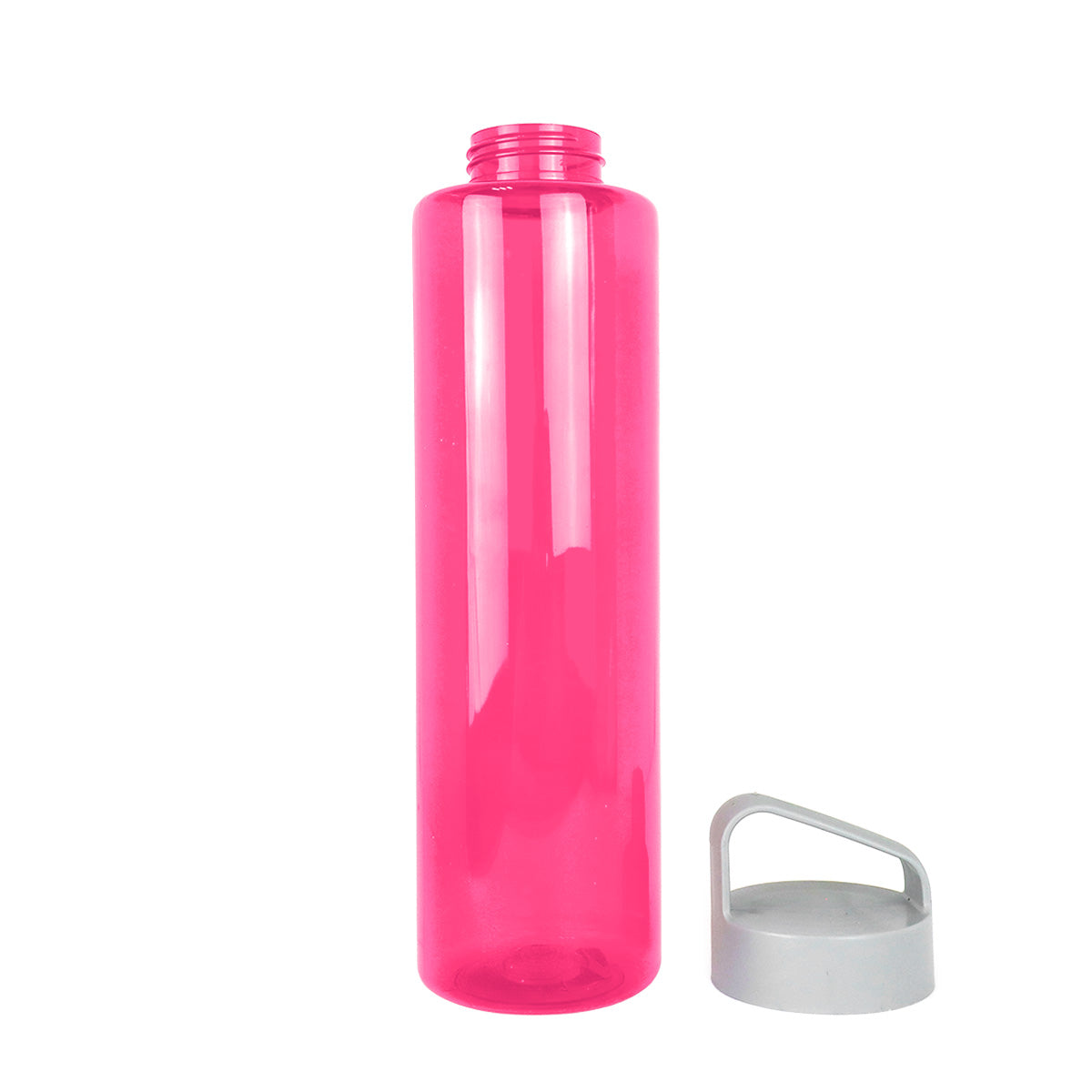 Cilindro de Agua de Plástico, Color Rosa, 1L