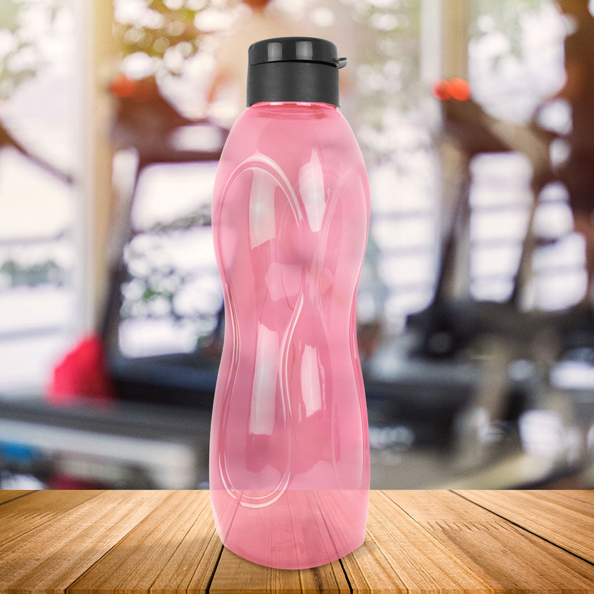 Botella de Agua, Color Rosa, 26x7 cm