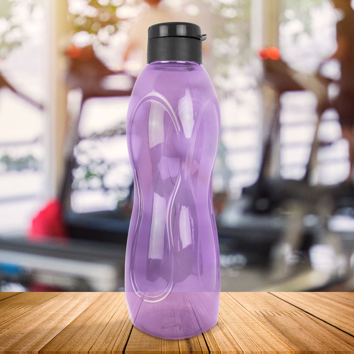 Botella de Agua, Color Morado, 26x7 cm