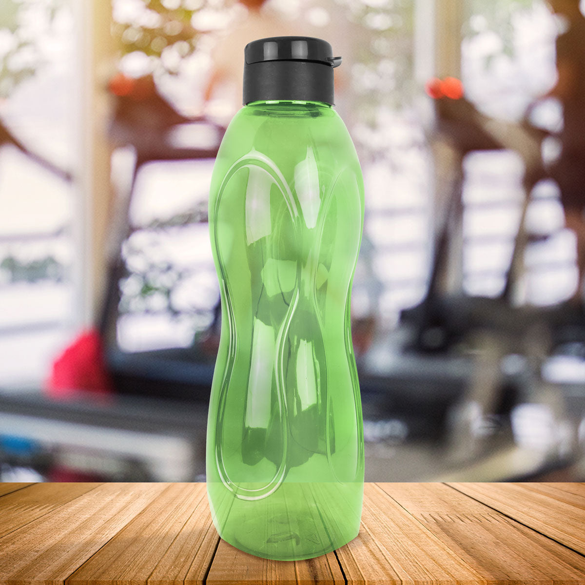 Botella de Agua, Color Verde, 26x7 cm