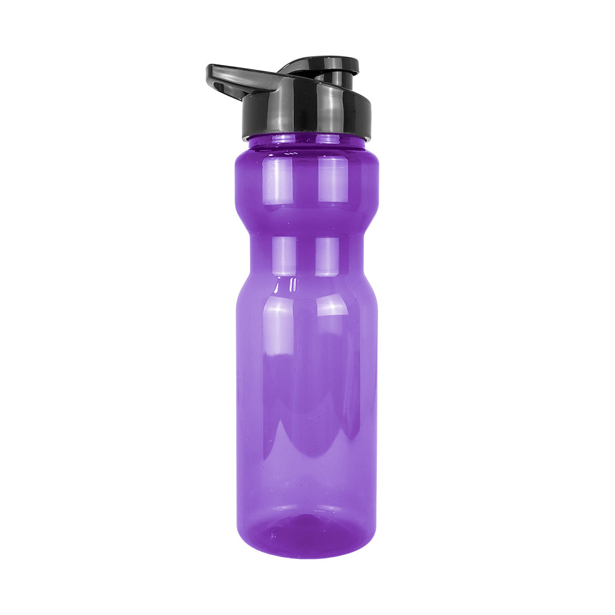 Botella de Agua de Plástico, Color Morado, 850 ml