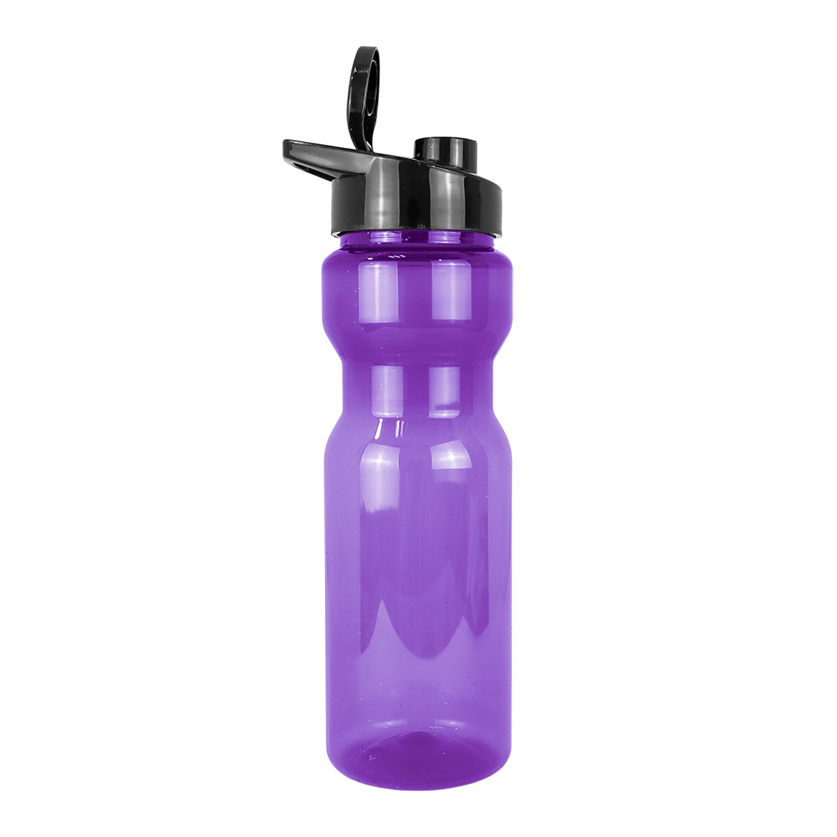 Botella de Agua de Plástico, Color Morado, 850 ml