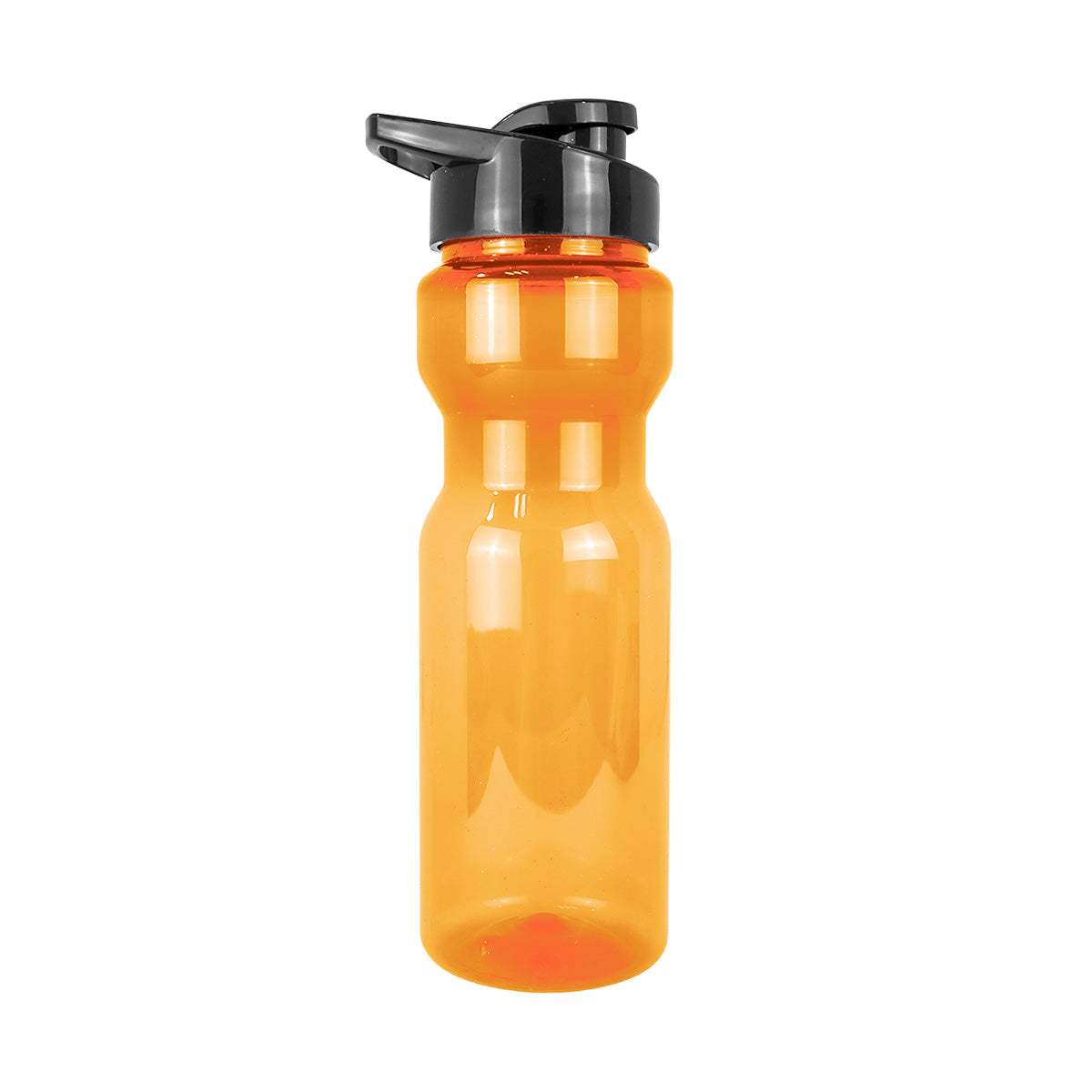 Botella de Agua de Plástico, Color Naranja, 850 ml