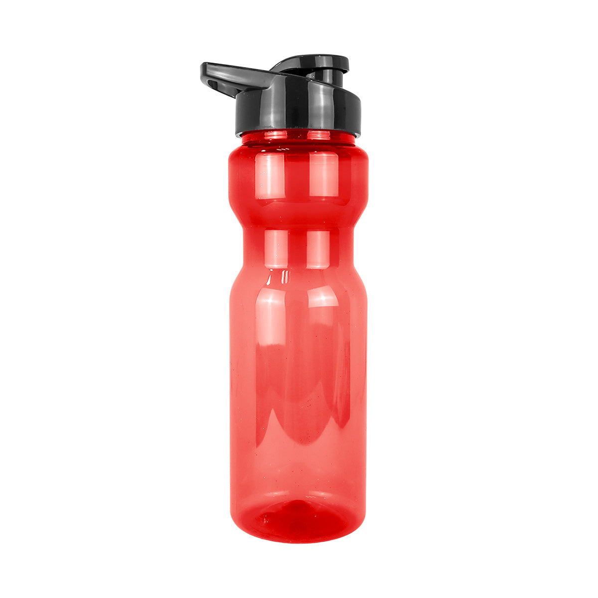 Botella de Agua de Plástico, Color Rojo, 850 ml