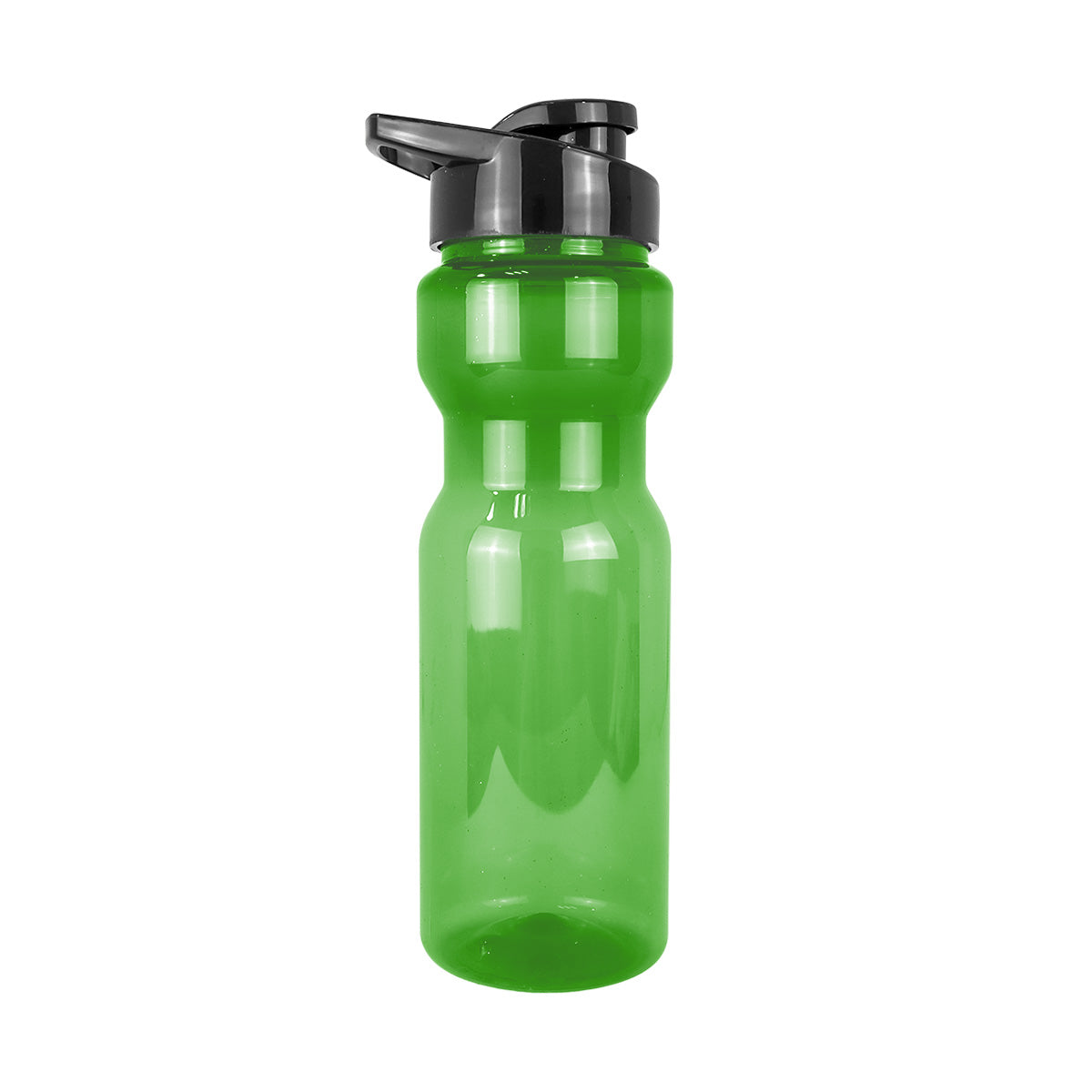 Botella de Agua de Plástico, Color Verde, 850 ml