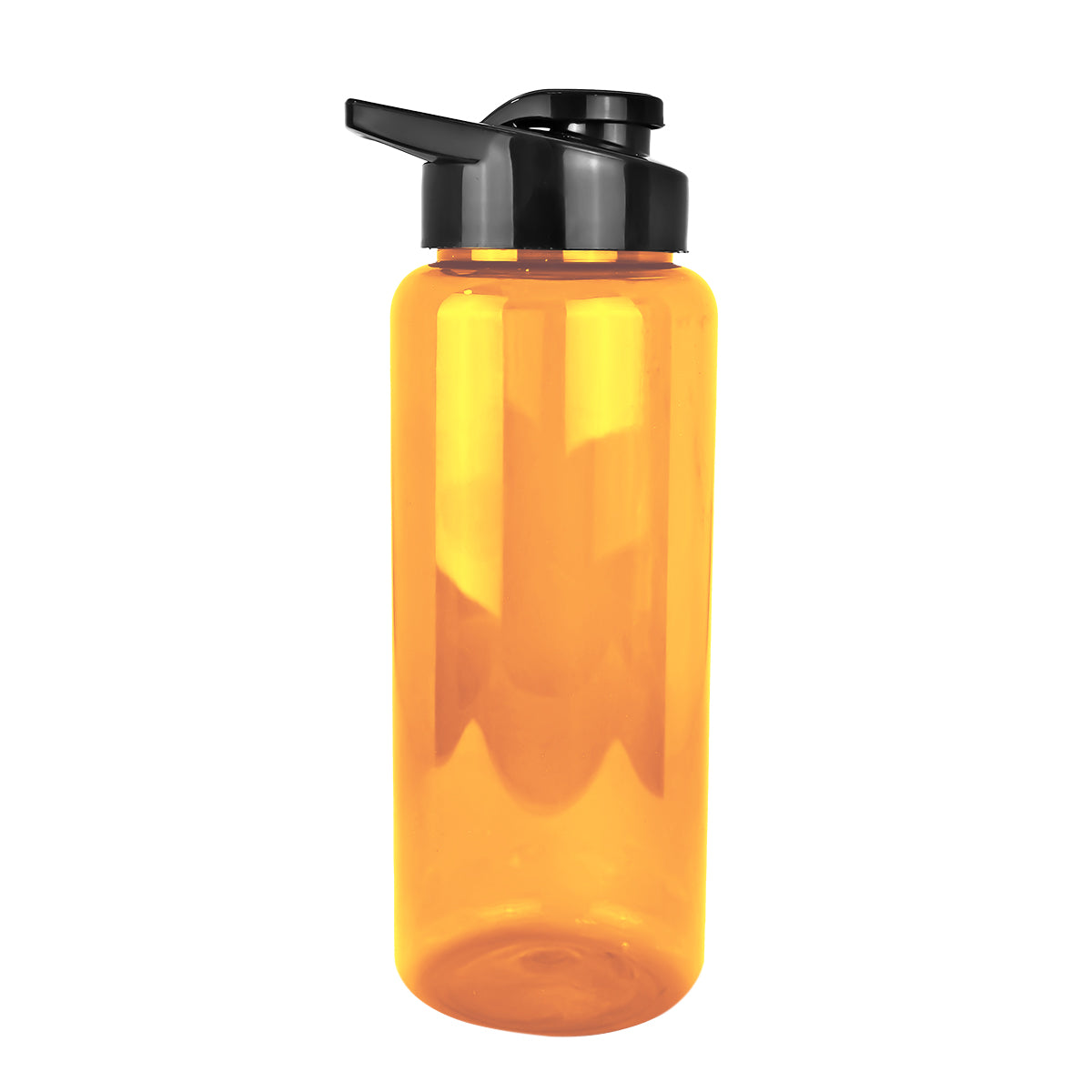 Botella de Agua de Plástico, Color Naranja, 1L