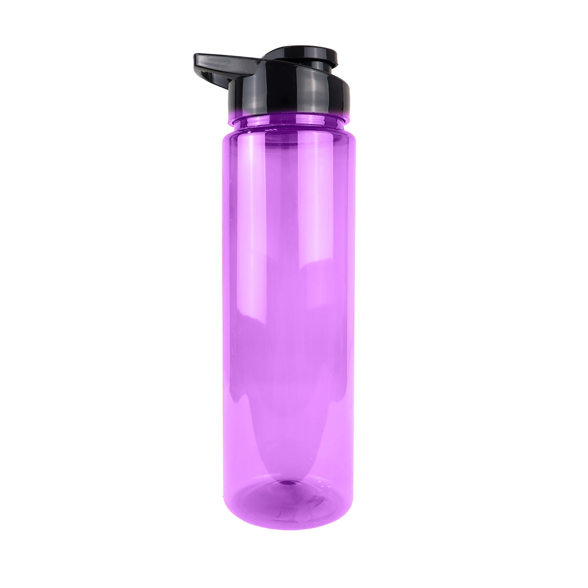 Botella de Agua de Plástico, Color Morado, 900 ml