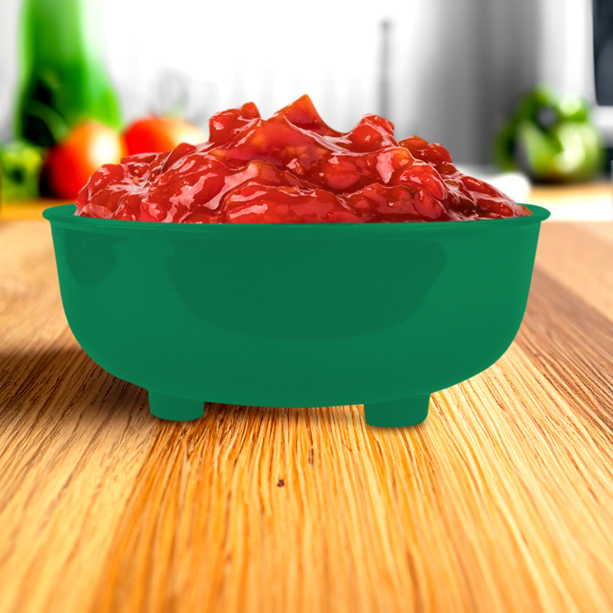 Molcajete de Plástico, Color Verde, 350 ml