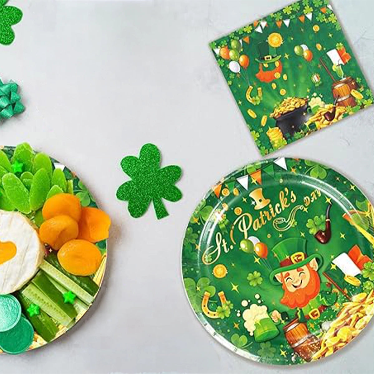Kit de Platos y Servilletas, St. Patrick Day