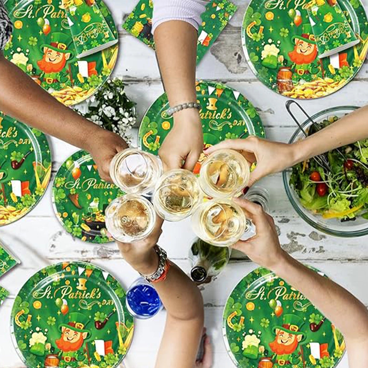 Kit de Platos y Servilletas, St. Patrick Day