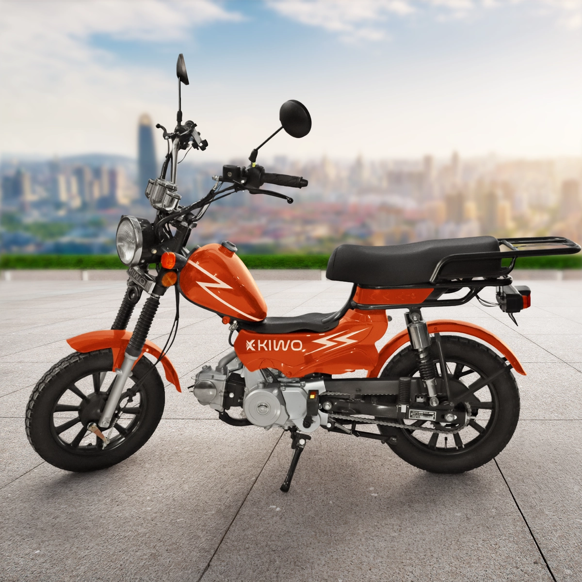 Motocicleta Kiwo UMI70, color Naranja 2025