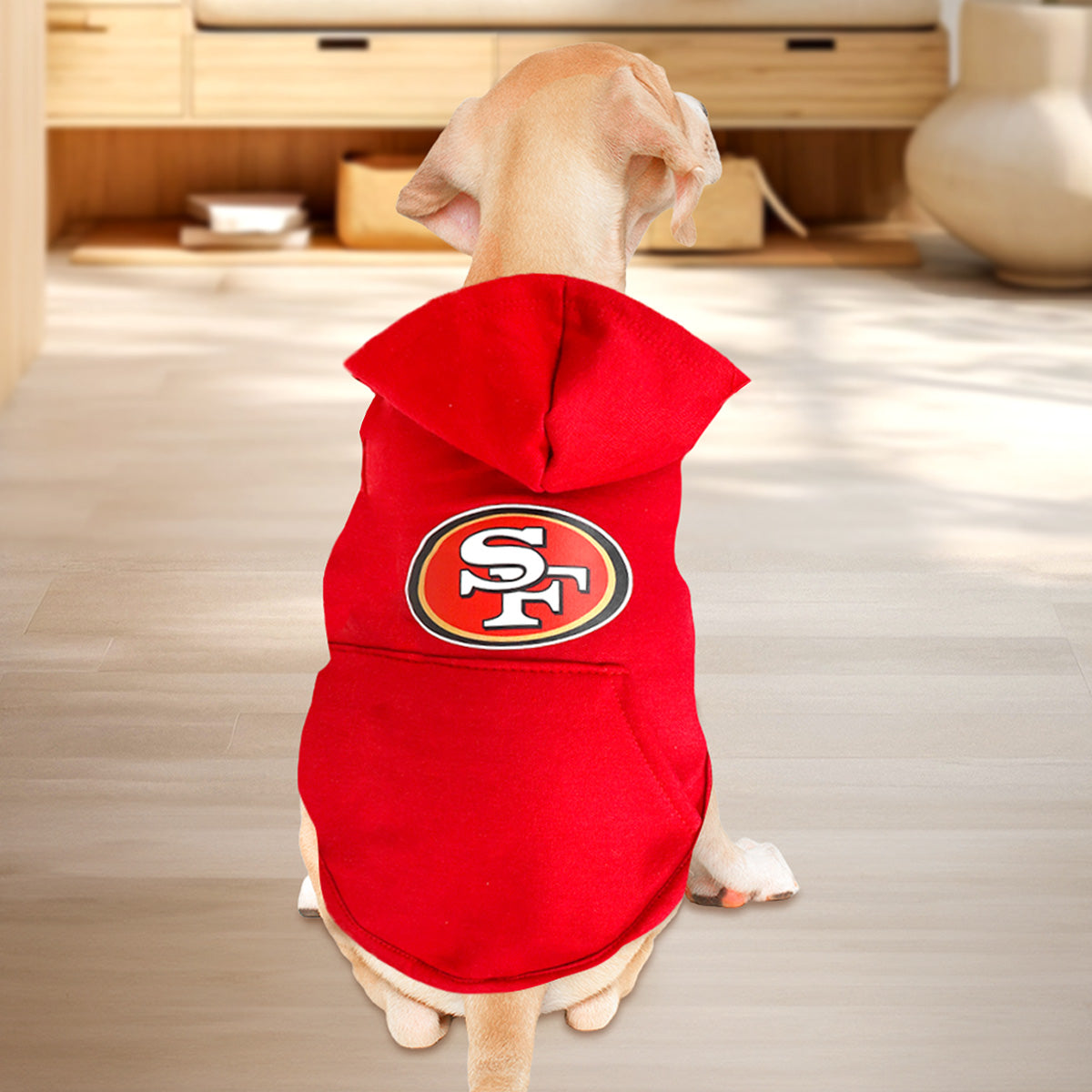 Sudadera color Rojo de San Francisco 49ers para Perro