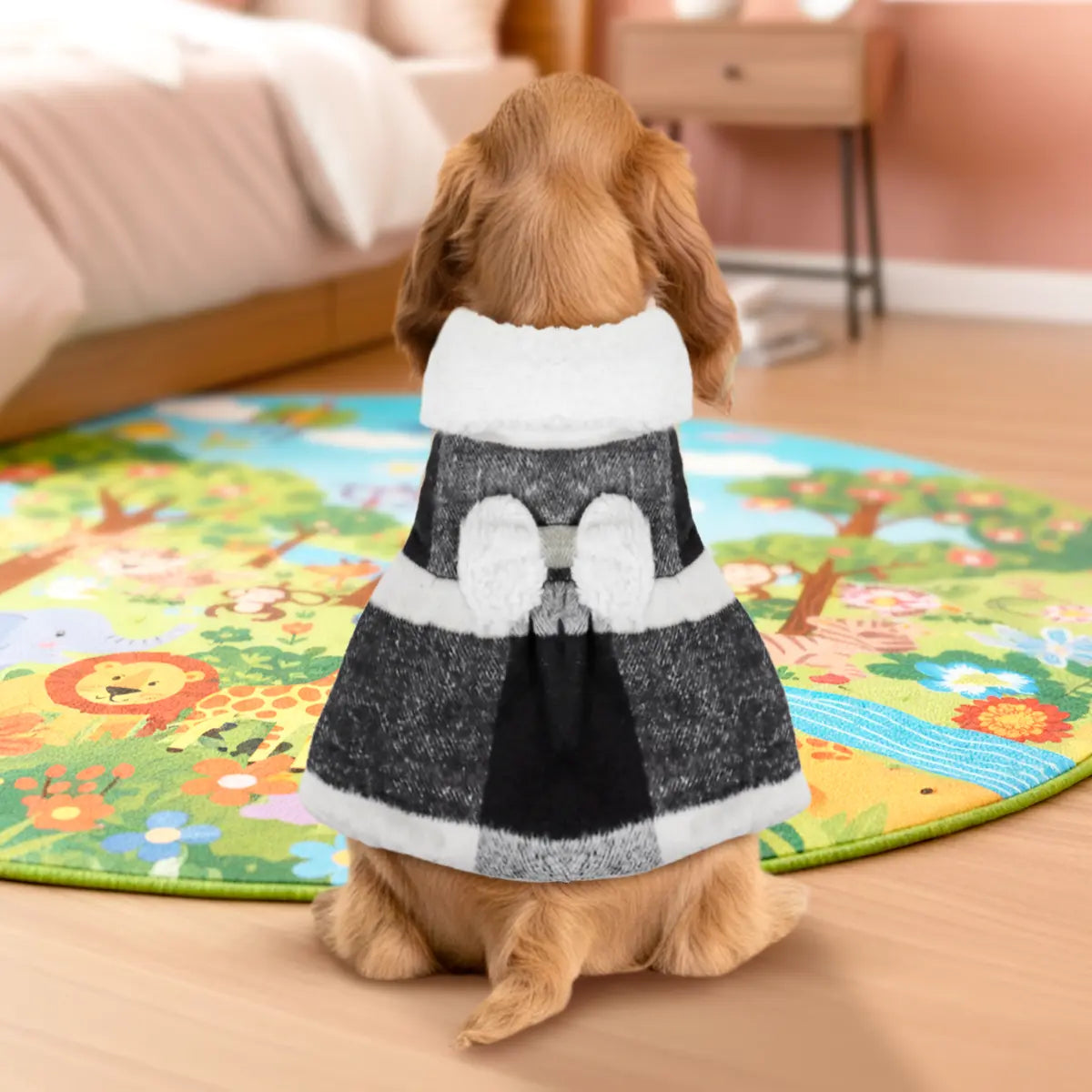 Vestido Invernal para Mascota, Color Negro