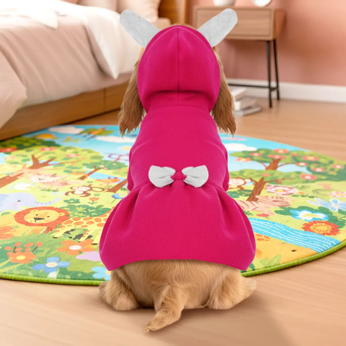 Vestido Invernal para Mascota, Color Rosa